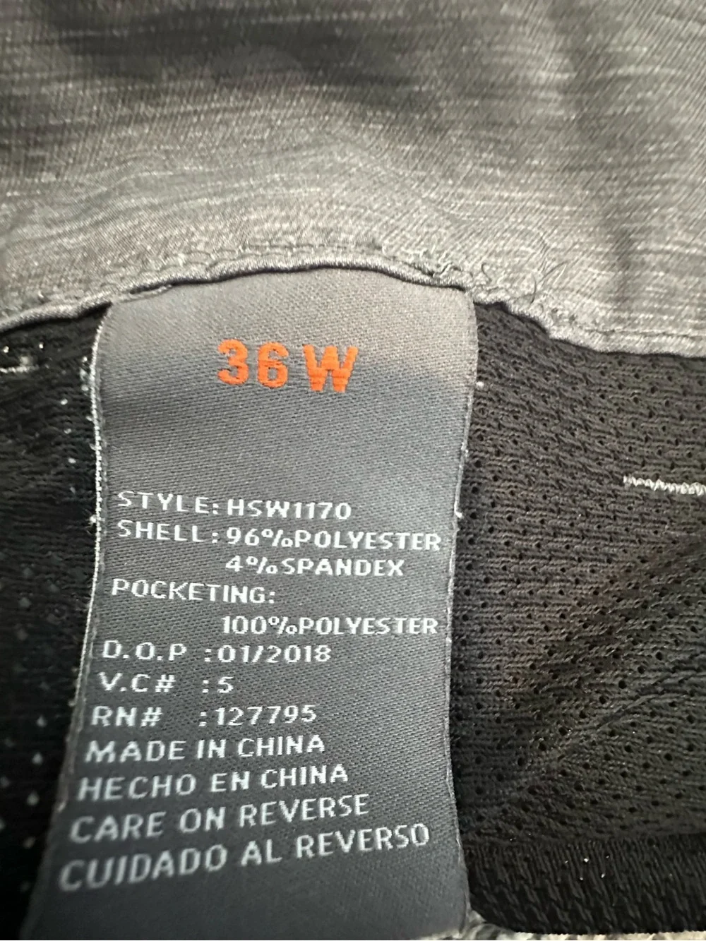 Hawke & Co Gray Flat-Front Men's Shorts